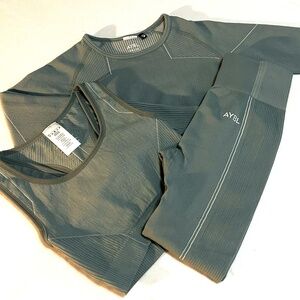 AYBL 3 Piece Workout Set - Turquoise - Small